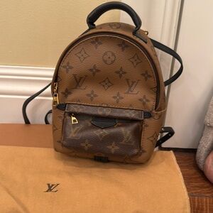 Louis Vuitton reverse monogram, Palm Springs backpack mini